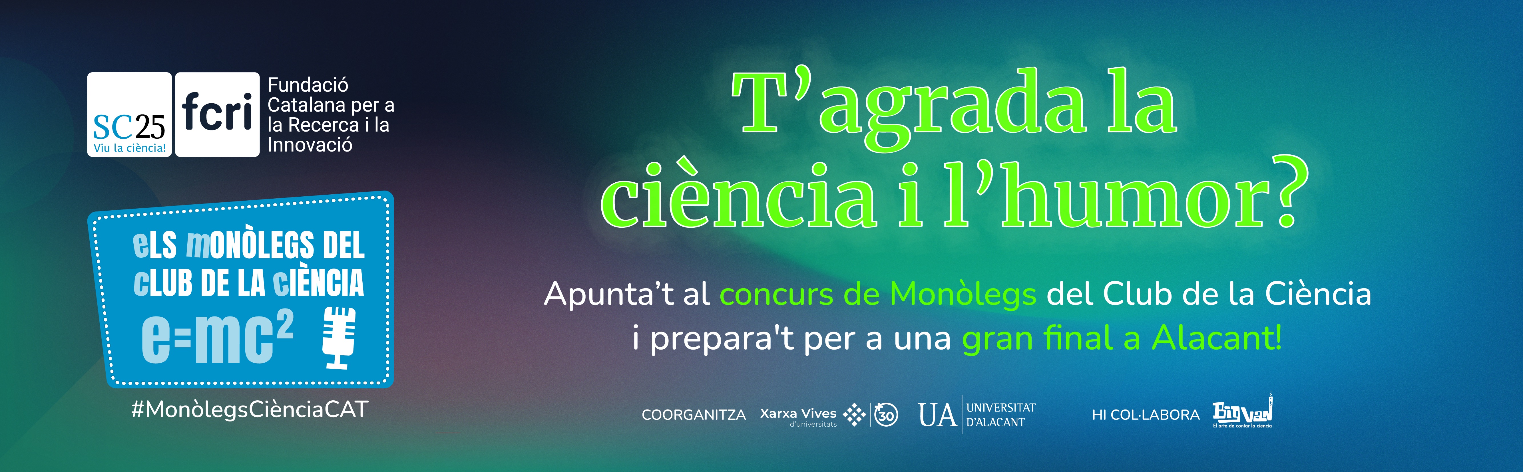 Banner de la Setmana de la Ciència
